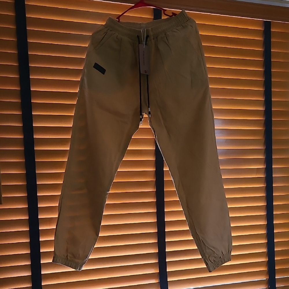 Men's Casual Tan Jogger Pants